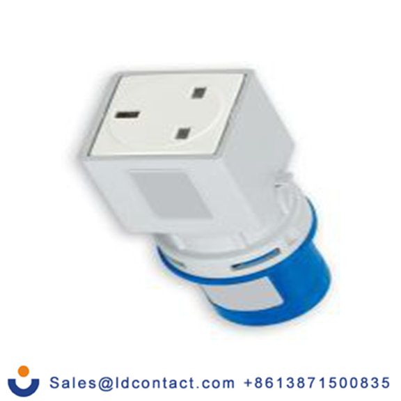 RS PRO,214-4098,13A工业插头插座插座, 2P + E, 230 V, IP20, 蓝色