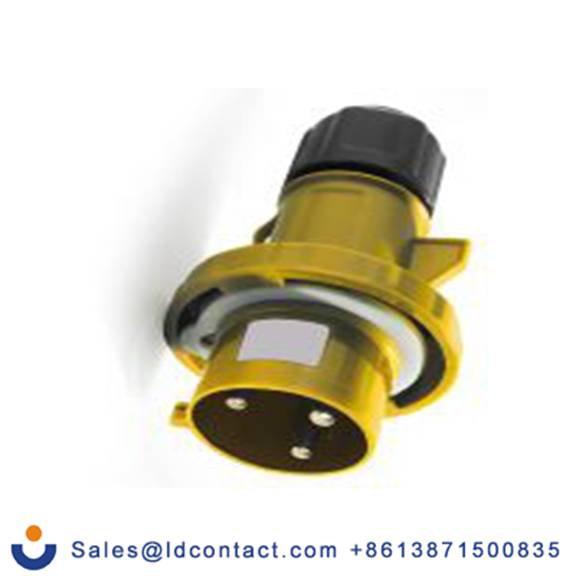 RS PRO,214-4101,16A工业连接器插头, 3P, 100 → 130 v, 电缆安装, IP67, 黄色