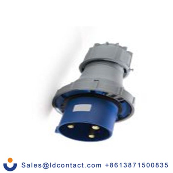 RS PRO,214-4108,125A工业连接器插头, 2P + E, 200 → 250 v, 电缆安装, IP67, 蓝色