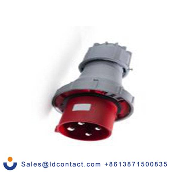 RS PRO,214-4117,125A工业连接器插头, 3P + E, 380 → 415 v, 电缆安装, IP67, 红色