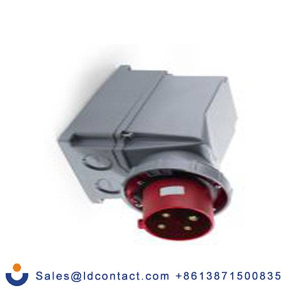 RS PRO,214-4122,125A工业连接器插头, 3P + E, 380 → 415 v, 壁挂式安装, IP67, 红色