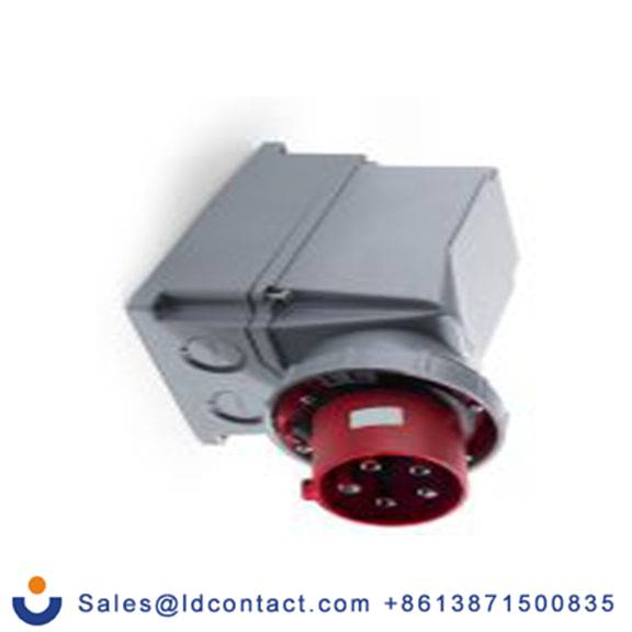 RS PRO,214-4123,125A工业连接器插头, 3P + N + E, 380 → 415 v, 壁挂式安装, IP67, 红色