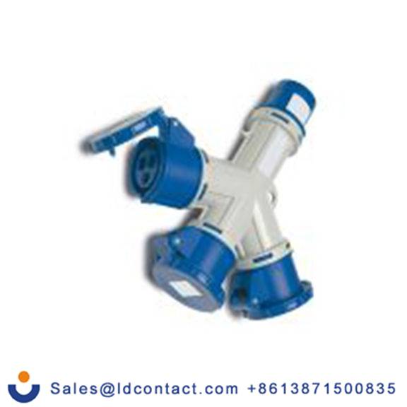 RS PRO,214-4126,16A工业插头插座插头/插座, 2P + E, 230 V, IP44, 蓝色