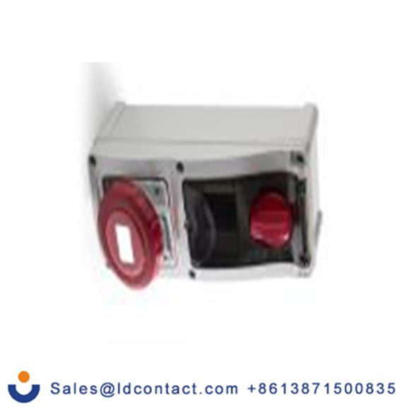 RS PRO,214-4133,16A工业连接器插座, 3P + N + E, 400 V, SMT安装, IP67, 红色