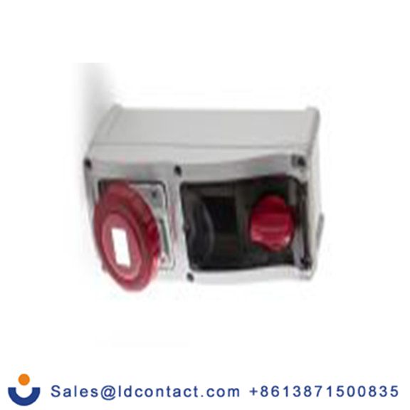 RS PRO,214-4134,32A工业连接器插座, 3P + N + E, 400 V, SMT安装, IP67, 红色