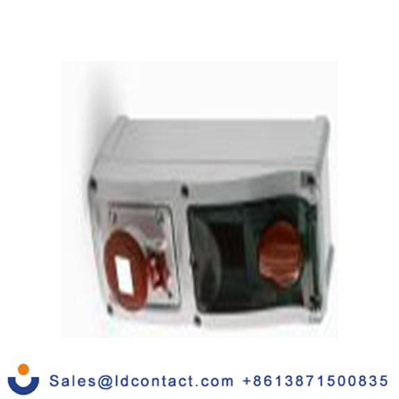 RS PRO,214-4136,32A工业连接器插座, 3P + N + E, 400 V, SMT安装, IP44, 红色