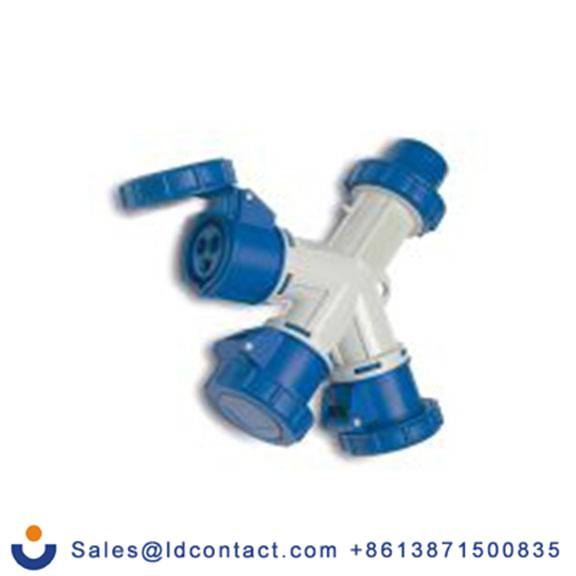 RS PRO,214-4138,16A工业插头插座插头/插座, 2P + E, 230 V, IP67, 蓝色