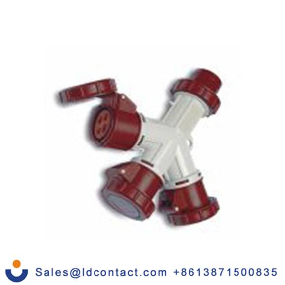 RS PRO,214-4139,32A工业插头插座插头/插座, 3P + E, 400 V, IP67, 红色