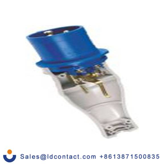 RS PRO,214-4140,16A工业插头插座插头/插座, 2P + E, 230 V, IP20, 蓝色