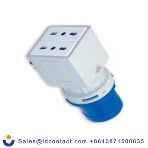 RS PRO,214-4142,16A工业插头插座插头/插座, 2P + E, 230 V, IP20, 蓝色