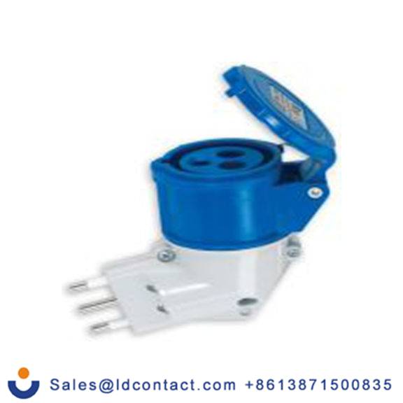 RS PRO,214-4143,16A工业插头插座插头/插座, 2P + E, 230 V, IP20, 蓝色