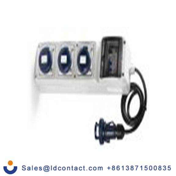 RS PRO,214-4148,16A工业连接器插座, 2P + E, 230 V, IP65, 灰色