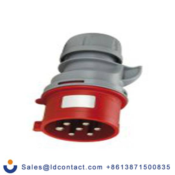 RS PRO,214-4151,32A工业连接器插头, 7P, 400 V, 电缆安装, IP54, 红色