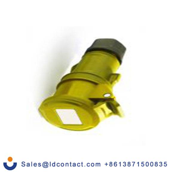 RS PRO,214-4154,16A工业连接器插座, 3P, 100 → 130 v, 电缆安装, IP54, 黄色