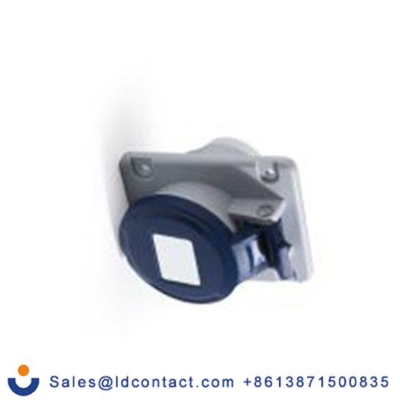 RS PRO,214-4167,32A工业连接器插座, 2P + E, 200 → 250 v, 面板安装, IP44, 蓝色