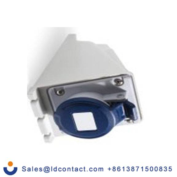 RS PRO,214-4172,16A工业连接器插座, 2P + E, 200 → 250 v, 壁挂式安装, IP44, 蓝色