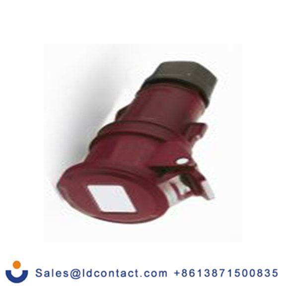 RS PRO,214-4176,32A工业连接器插座, 3P + E, 380 → 415 v, 电缆安装, IP44, 红色