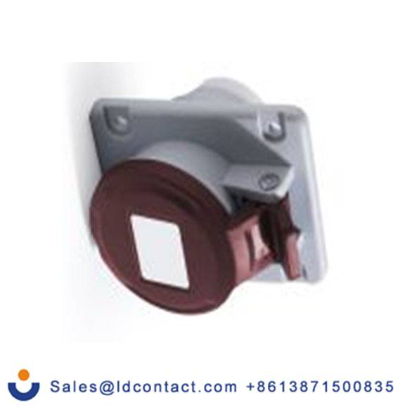 RS PRO,214-4179,16A工业连接器插座, 3P + N + E, 380 → 415 v, 面板安装, IP44, 红色