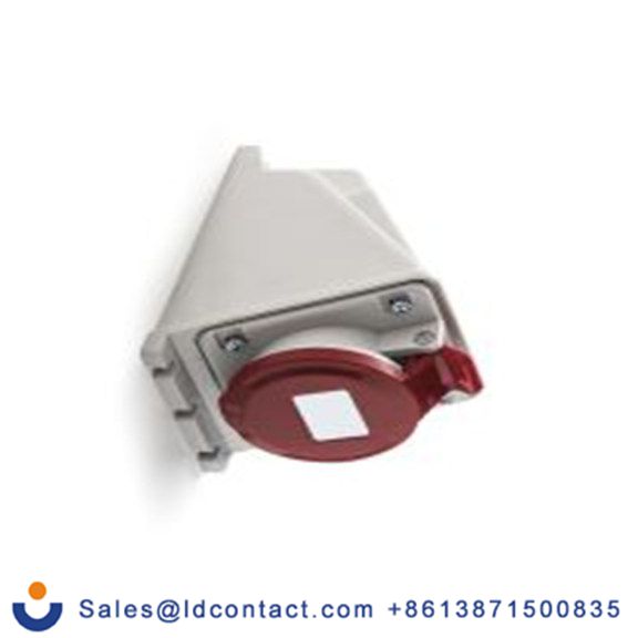 RS PRO,214-4192,32A工业连接器插座, 3P + E, 380 → 415 v, 壁挂式安装, IP44, 红色