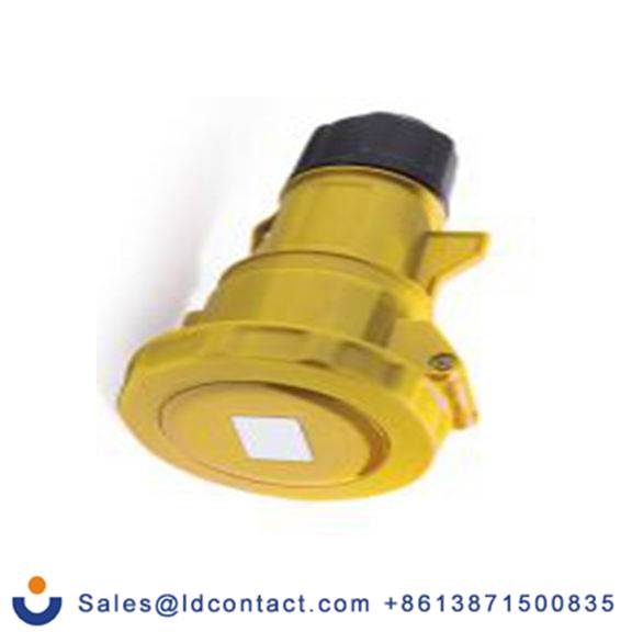 RS PRO,214-4194,16A工业连接器插座, 3P, 100 → 130 v, 电缆安装, IP66，IP67, 黄色