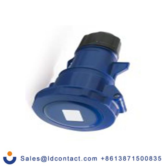 RS PRO,214-4202,16A工业连接器插座, 2P + E, 200 → 250 v, 电缆安装, IP67, 蓝色