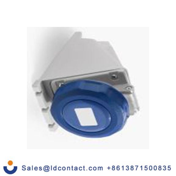 RS PRO,214-4209,16A工业连接器插座, 2P + E, 200 → 250 v, 壁挂式安装, IP67, 蓝色