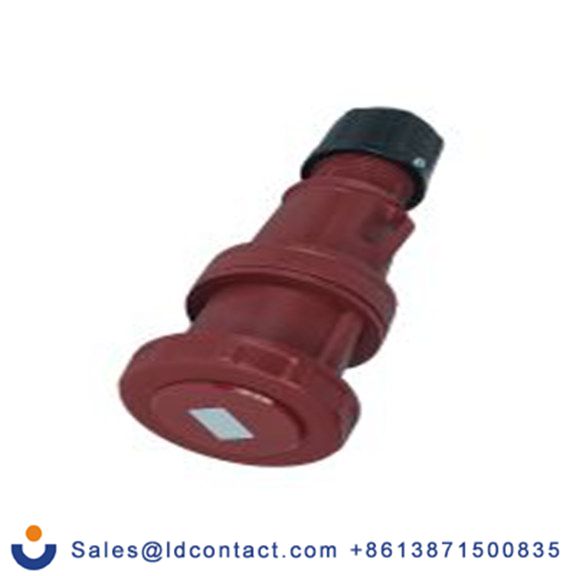 RS PRO,214-4215,63A工业连接器插座, 3P + E, 380 → 415 v, 电缆安装, IP67, 红色