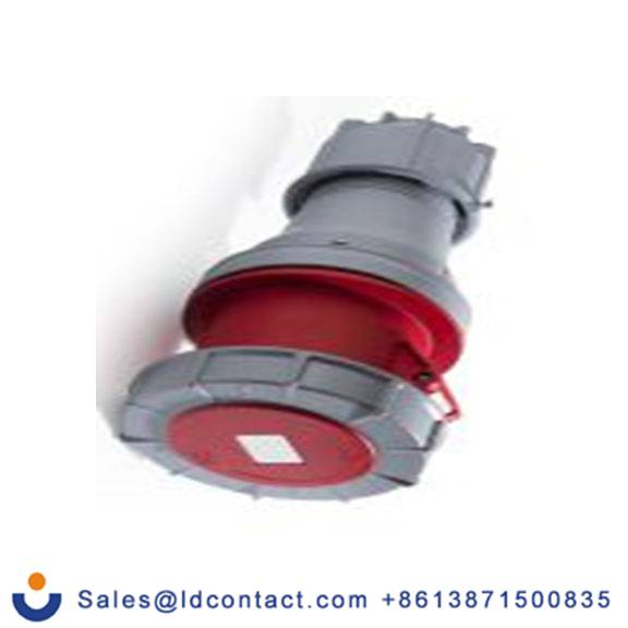 RS PRO,214-4217,125A工业连接器插座, 3P + E, 380 → 415 v, 电缆安装, IP67, 红色