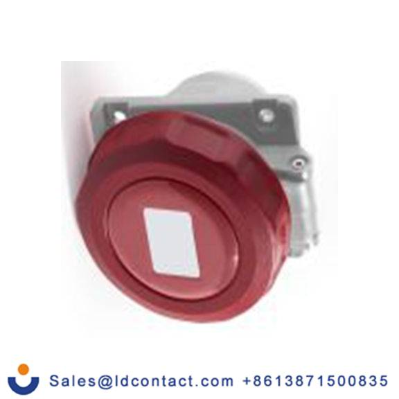 RS PRO,214-4223,32A工业连接器插座, 3P + N + E, 380 → 415 v, 面板安装, IP67, 红色