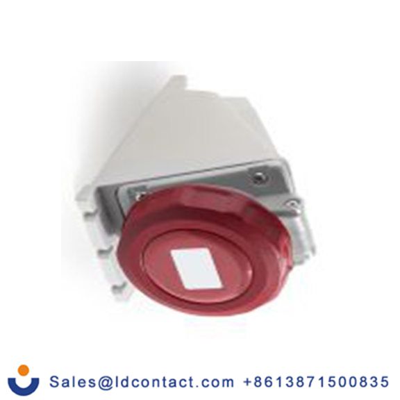 RS PRO,214-4231,16A工业连接器插座, 3P + E, 380 → 415 v, 壁挂式安装, IP67, 红色