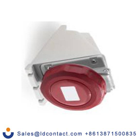 RS PRO,214-4233,32A工业连接器插座, 3P + E, 380 → 415 v, 壁挂式安装, IP67, 红色