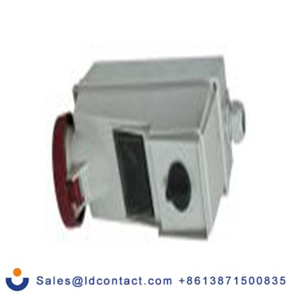 RS PRO,214-4241,63A工业连接器插座, 3P + N + E, 400 V, 壁挂式安装, IP67, 红色