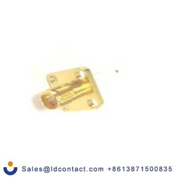 RS PRO,217-7776,SMA 连接器 母插, 50 Ω, 法兰安装, 直向, 用于同轴线 SMA系列 焊接