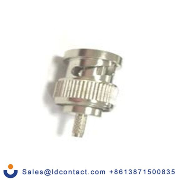 RS PRO,217-7789,BNC 连接器 公, 50 Ω, 电缆安装, 直向, 用于同轴线 BNC系列 压接