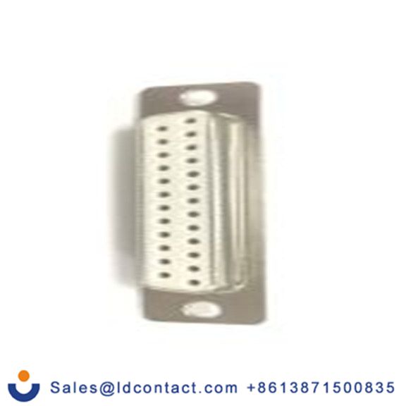 RS PRO,217-7800,25针 D-SUB 直向 2.77 mm间距, 面板安装 D-sub 连接器, 1.0 kV 公 螺钉