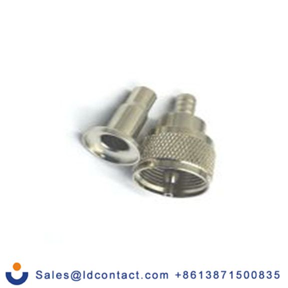 RS PRO,218-4241,UHF 连接器 公, 50 Ω, 电缆安装, 直向, 用于同轴线 UHF系列 电缆