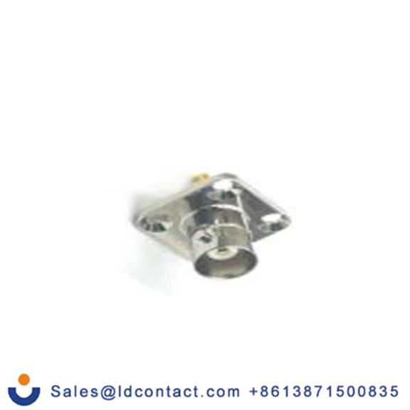 RS PRO,218-4242,BNC 连接器 母插, 50 Ω, 法兰安装, 直向, 用于同轴线 BNC系列 焊接