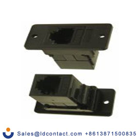 RS PRO,218-8323,RJ11 母插 三类, 面板安装 RJ11 连接器, 1口, 6路, 矩形 FT系列