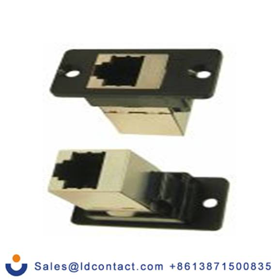 RS PRO,218-8324,RJ45 母插, 面板安装 RJ45 连接器, 1口, 8路, 屏蔽, 矩形 FT系列