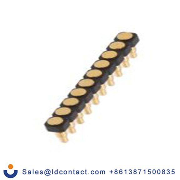 RS PRO,227-2123,10p 1排 印刷电路板连接器 直向 板对板连接器, 2.54 mm间距, 12 V, 通孔安装 无罩 PH1系列