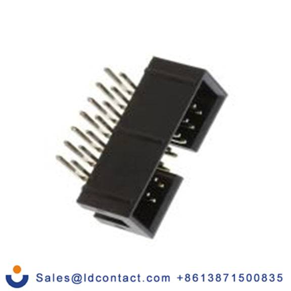 RS PRO,227-2180,14p 2排 PCB 针座 直角 板对板连接器, 2.54 mm间距, 250 V, 表面安装 覆盖 BHR系列