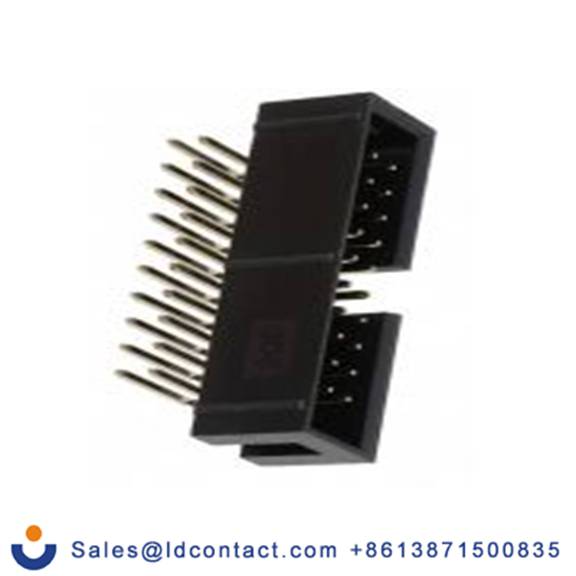 RS PRO,227-2185,20p 2排 PCB 针座 直角 板对板连接器, 2.54 mm间距, 250 V, 表面安装 覆盖 BHR系列