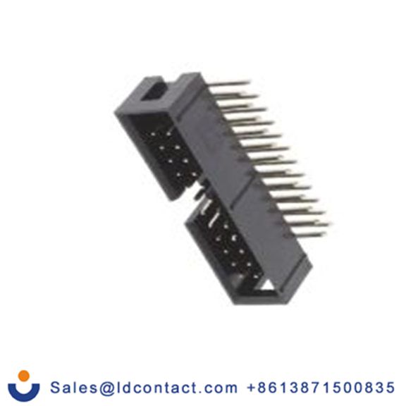 RS PRO,227-2187,24p 2排 PCB 针座 直角 板对板连接器, 2.54 mm间距, 250 V, 表面安装 覆盖 BHR系列