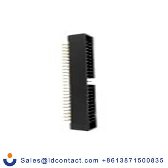 RS PRO,227-2199,50p 2排 PCB 针座 垂直式 板对板连接器, 2.54 mm间距, 250 V, 表面安装 覆盖 BHR系列