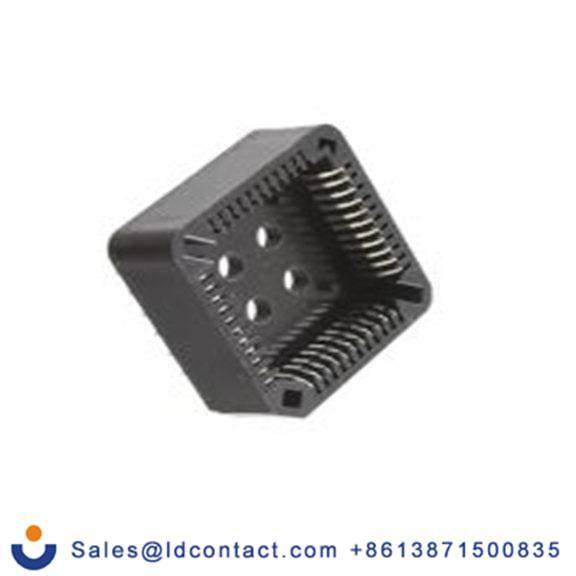 RS PRO,227-2204,PLCC 插座 IC 插座 通孔, 44触芯, 1.27 mm节距