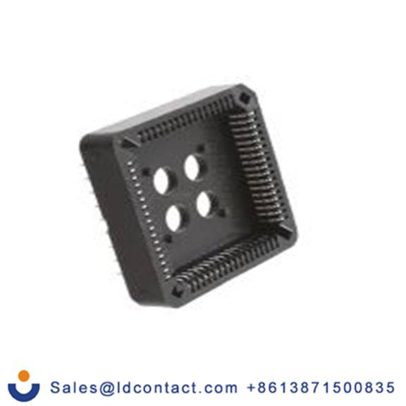 RS PRO,227-2208,PLCC 插座 IC 插座, 表面安装 通孔, 68触芯, 1.27 mm节距