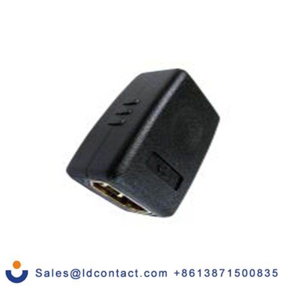 RS PRO,229-9961,HDMI 适配器 HDMI类型 母插 HDMI类型 直向, 镀金色触点 母插, ABS外壳