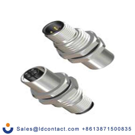 RS PRO,230-5691,圆形连接器适配器 4, 直向, IP40 公 M12 母插