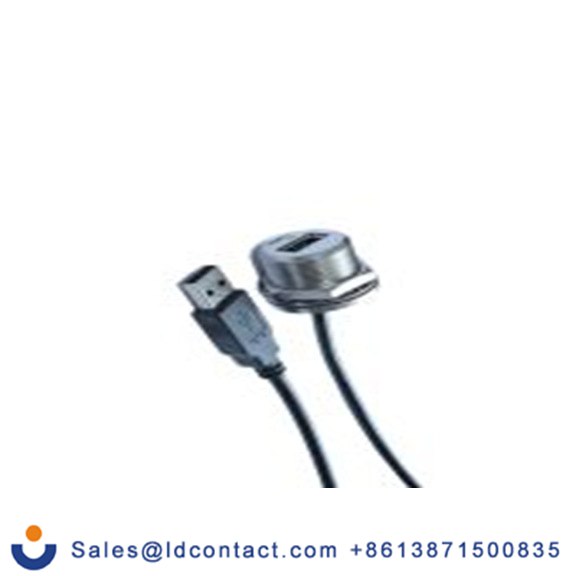 RS PRO,231-7937,USB A型, USB A 型 母插, 1端口, 面板安装 直向, IP68 USB 2.0 USB Type A系列