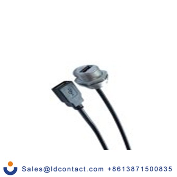 RS PRO,231-7942,USB A型, USB A 型 母插, 1端口, 面板安装 直向, IP68 USB 2.0 USB Type A系列